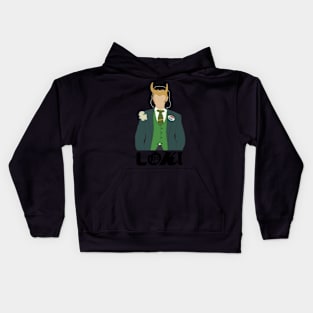 God of mischief for president Kids Hoodie